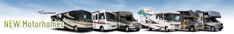 New RVs and  Motorhomes For Sale